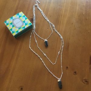 Stella and Dot Layered Quartz Necklace
